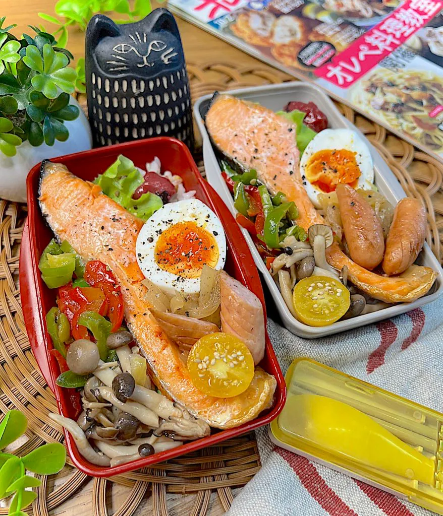 海苔鮭弁当！|ラゴさん。さん