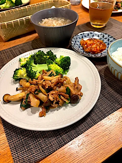 豚肉ネギ味噌炒め|いちごさん