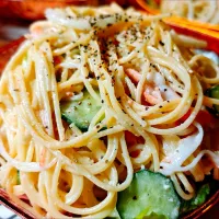 スパゲッティサラダ🩷|きゅうちゃんさん