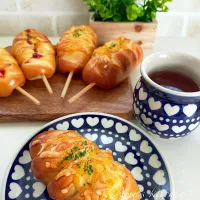 ウインナーパン☺️💕|あみさん