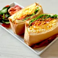 タマゴと野菜のサンドイッチ