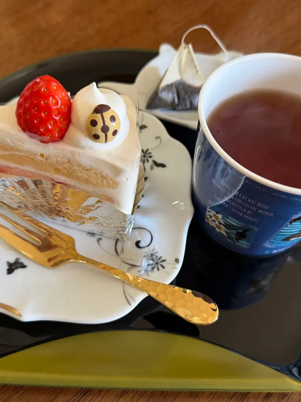 いちご🍓ショートケーキてんとう虫|ゆっきーさん