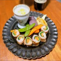 豚肉巻きプレート| karadacafemakumaさん