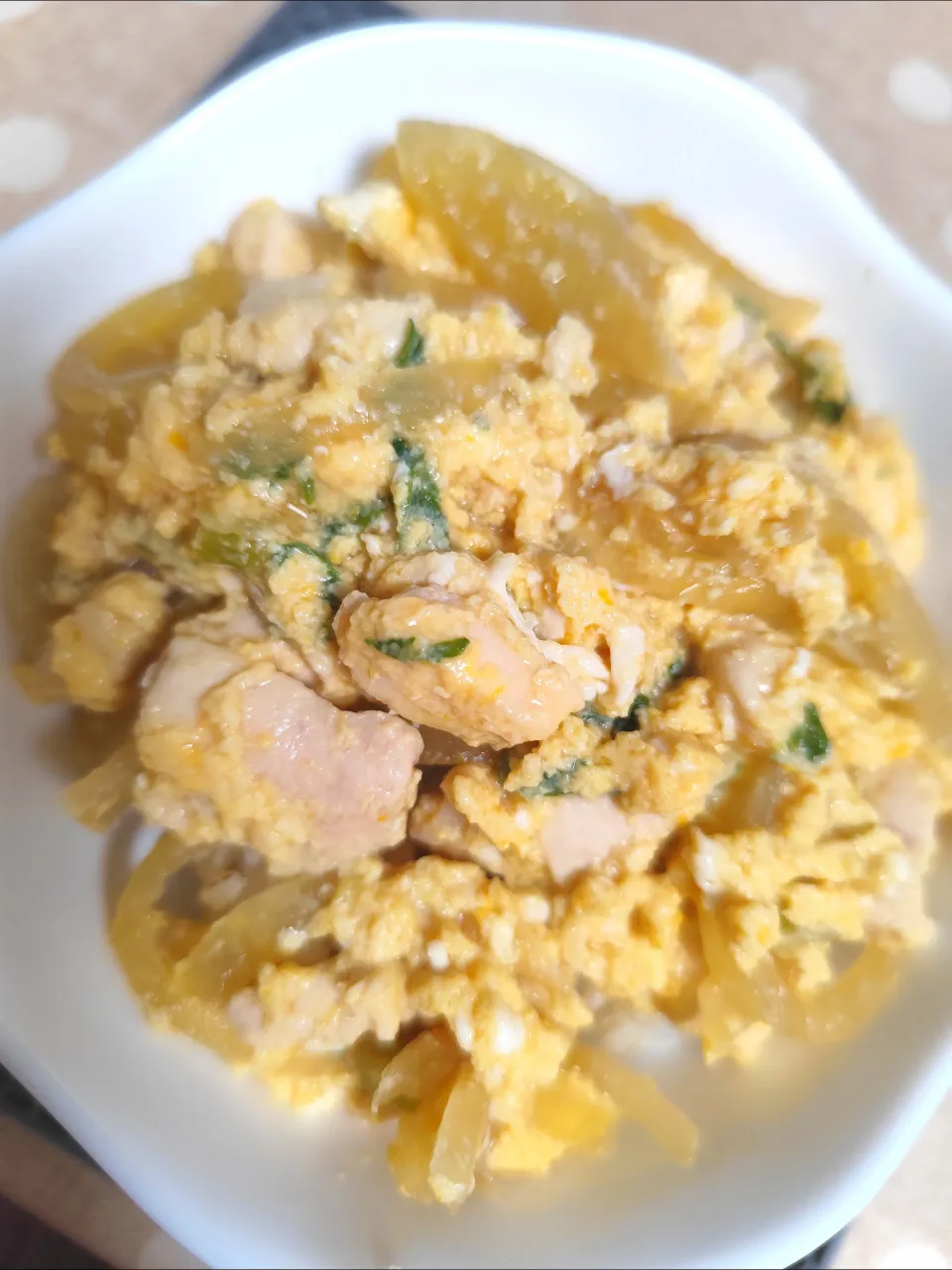 簡単な昼ごはん鶏胸肉親子丼|m.rafuさん