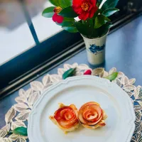 りんごきんとんのローズアップルパイ🍎|きいろさん