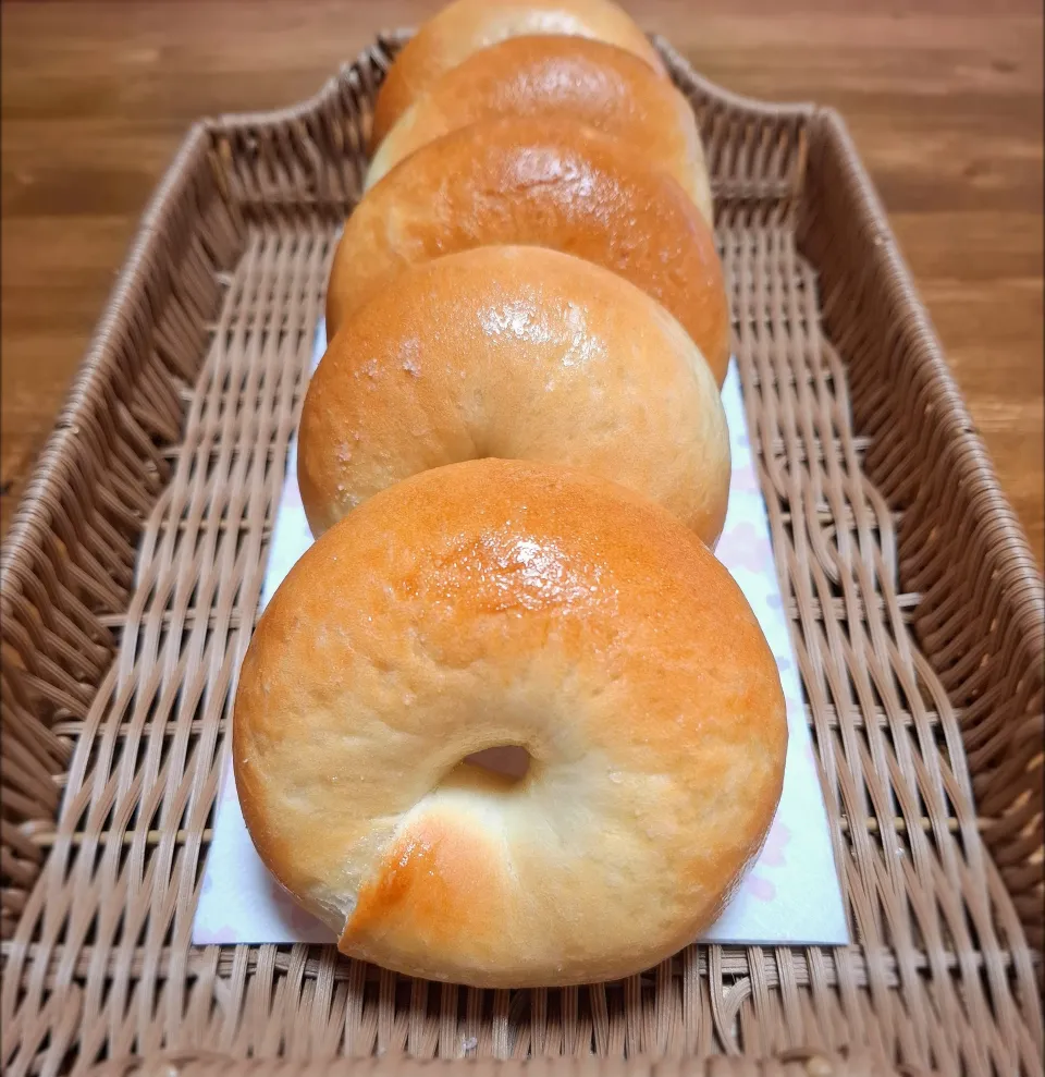 🥯塩バターベーグル🥯|ゆきさんさん