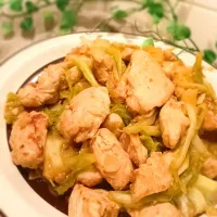 ムネ肉とキャベツのガリマヨ醤油炒め|❤︎YUKARI❤︎さん