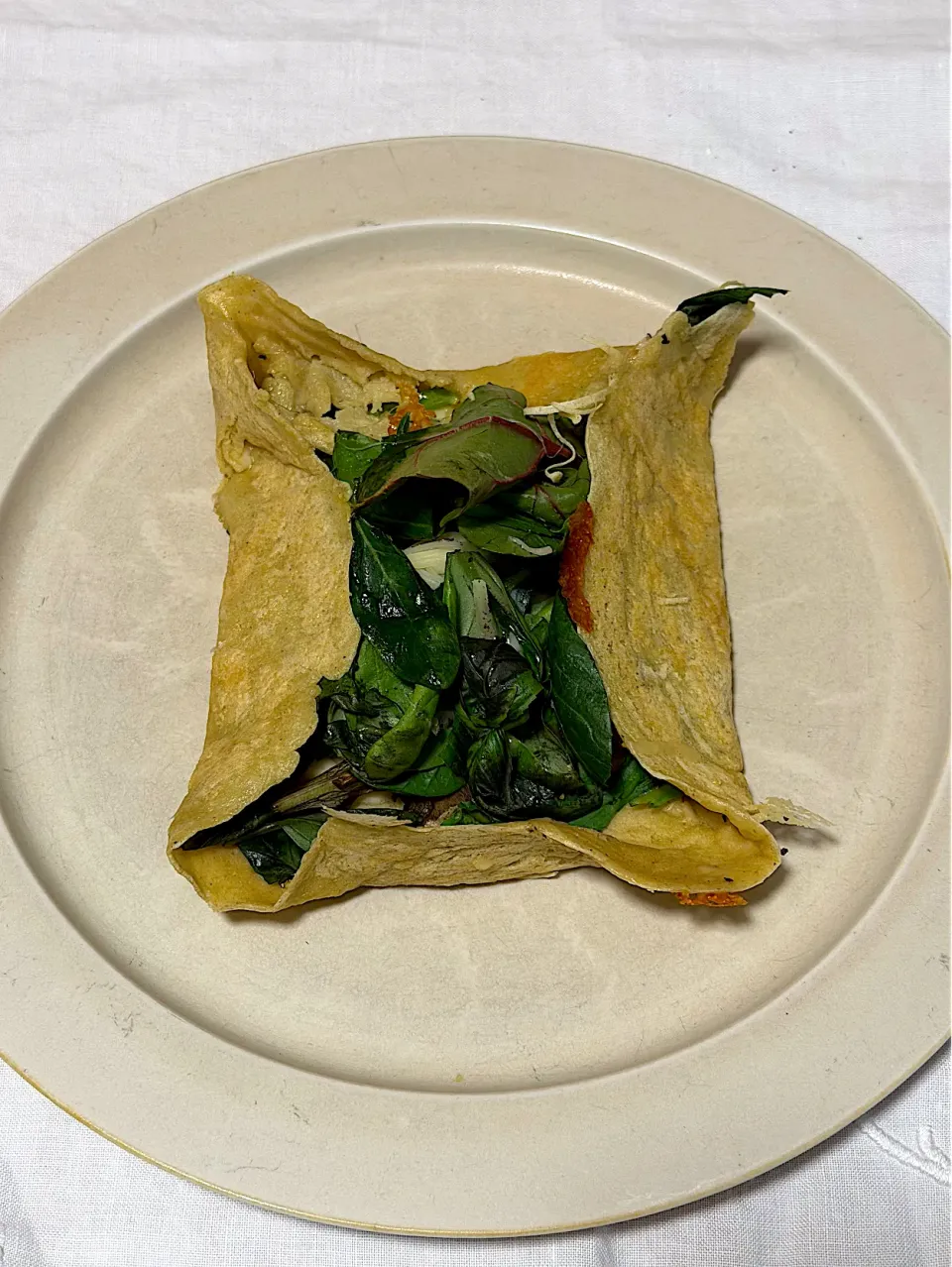 牛蒡の蕎麦粉ガレット|KimaLABOさん