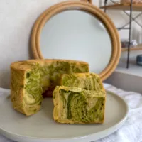 抹茶のシフォンケーキ