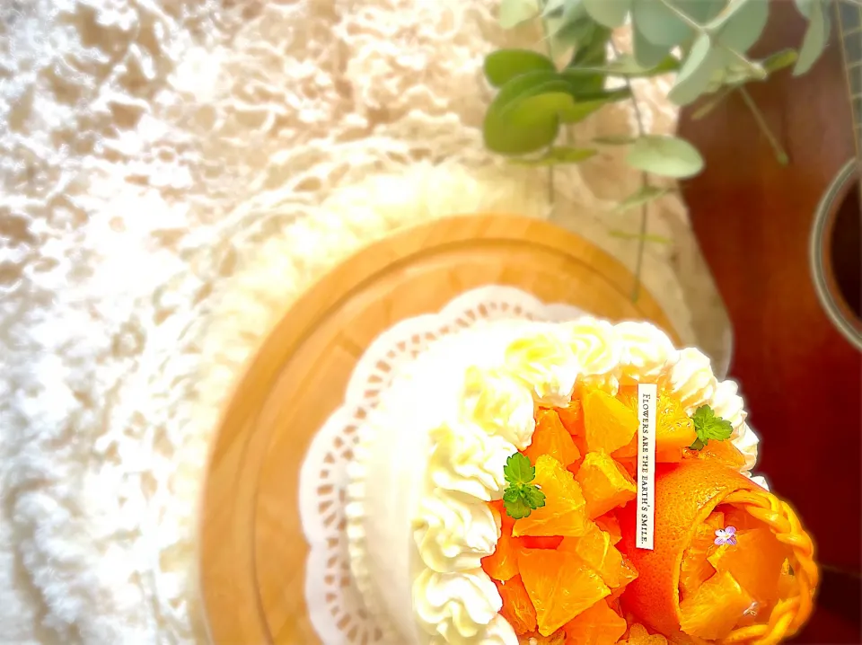 🍊オレンジショートケーキ🍊|U・x・Uchokoさん