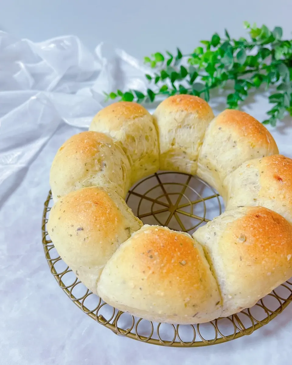 オートミールのオニオンリングパン|mai＊さん