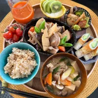 ゆかりさんの料理 メインは筑前煮な和んプレート| ゆかりさん