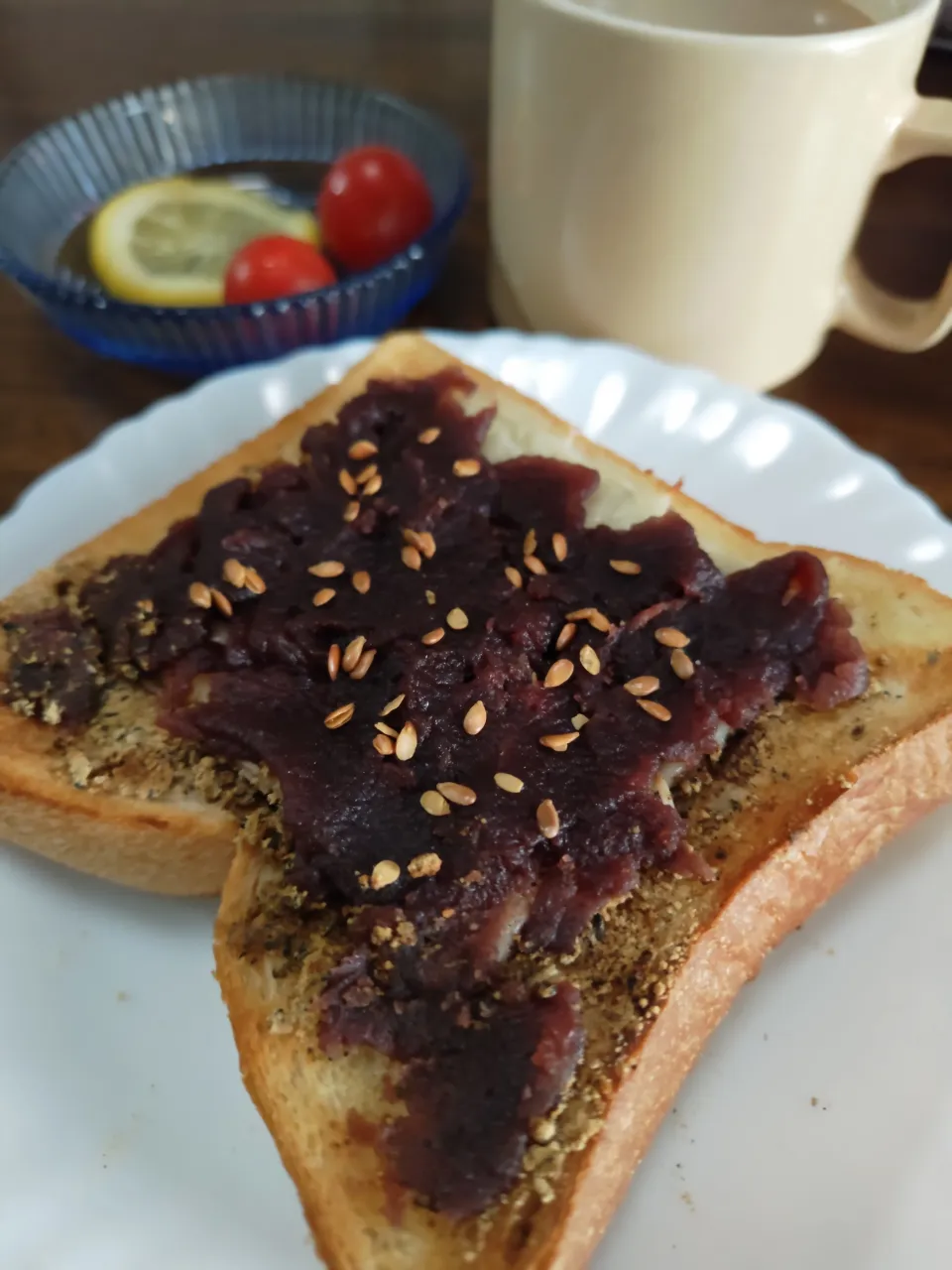 ようかんスプレッドチーズトースト|macchinaさん