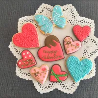 バレンタインアイシングクッキー|やかんちゃんさん