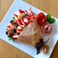 ミニブーケクレープ|jarinkoさん