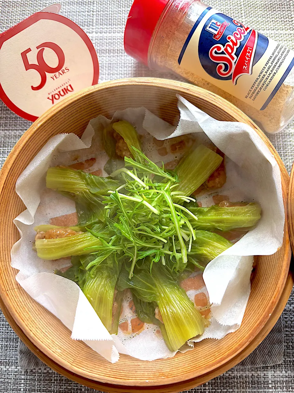 青梗菜でスパイシーシュウマイ|栃倉 直人さん