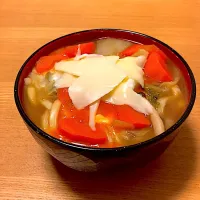 夕飯：カレーうどん|Leicaさん