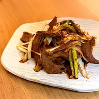 甘辛レバーと白髪ねぎ|kaeさん