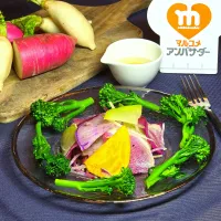 大根とスティックセニョールのサラダ|オハナシマンさん