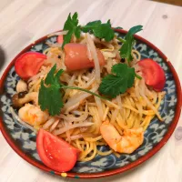 トムヤム明太パスタ🩷|Maho Sanoさん
