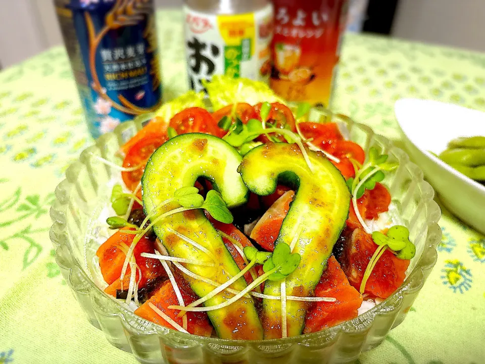 規格外きゅうり♡♡ サラダ|tonaさん