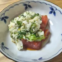 マグロの山かけ（薬味）