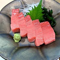 中トロの刺身❗️(●´ω｀●)✨