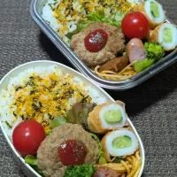 高校生、中学生弁当‪ ·͜·|ゆ☺︎︎さん