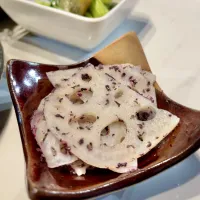 蓮根のゆかり和え