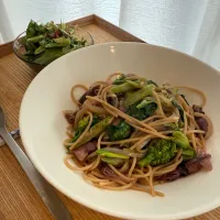 ホタルイカと菜の花のペペロンチーノセット|pontalさん