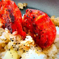 焼きトマトライス|ご飯はん♪さん