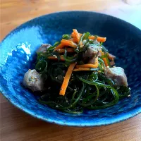 豚カシラと昆布の炒め煮