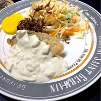 白身魚のフライメルルーサの自家製タルタルソース‼️|ペディープープちゃんさん