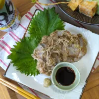 鯛のとろろ昆布締め|まりおさん