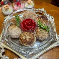 ビーフ舞茸ハンバーグ＊しいたけ茶ソース| henryさん