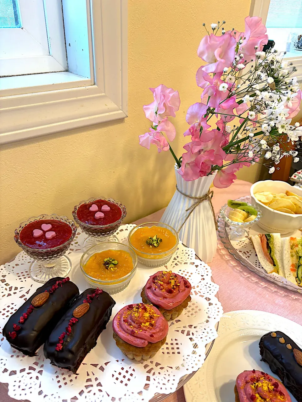 春のアフタヌーンティーパーティー🌸|ことはさん