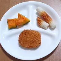 かぼちゃ、竹輪、コロッケ|ナナさん