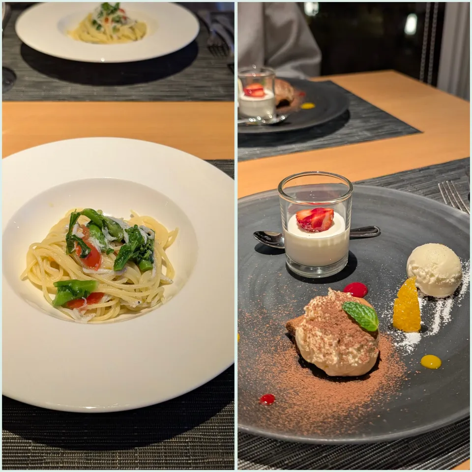 ホテルのディナーと朝食ビュッフェ。|ママちんさん