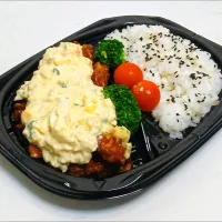 【手作りタルタルソースでまみれよう！🎯】敢えて！チキン南蛮弁当(改)😋|Falco*さん