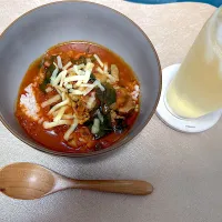 ほうれん草トマトチキンカレー🍛| S h i z🦋さん