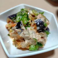 ナスとマヨツナとキムチ| けろよんさん