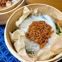 蒸篭でチャプチェ|おさむさん