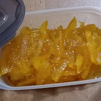 頂き物の夏みかんで、マーマレード