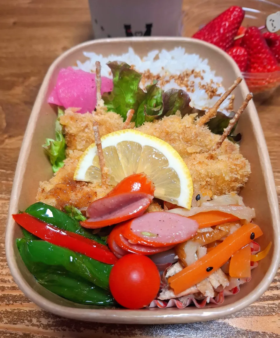 🐷串カツ弁当🐷|ゆきさんさん