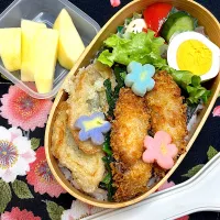 2/26 アジフライのり弁当|JUNe28さん