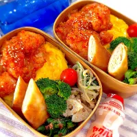 今日の夫婦弁⁽⁽ ◟(灬 ˊωˋ 灬)◞ ⁾⁾💕|桃実さん