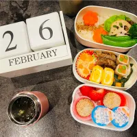 寝坊した日のお弁当😭|MUY_Beeeeさん