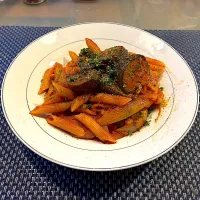 茄子のアラビアータ|ご飯がススムくんさん