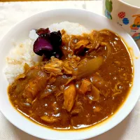 2/25の夕食　カレーライス🍛|卯月さん