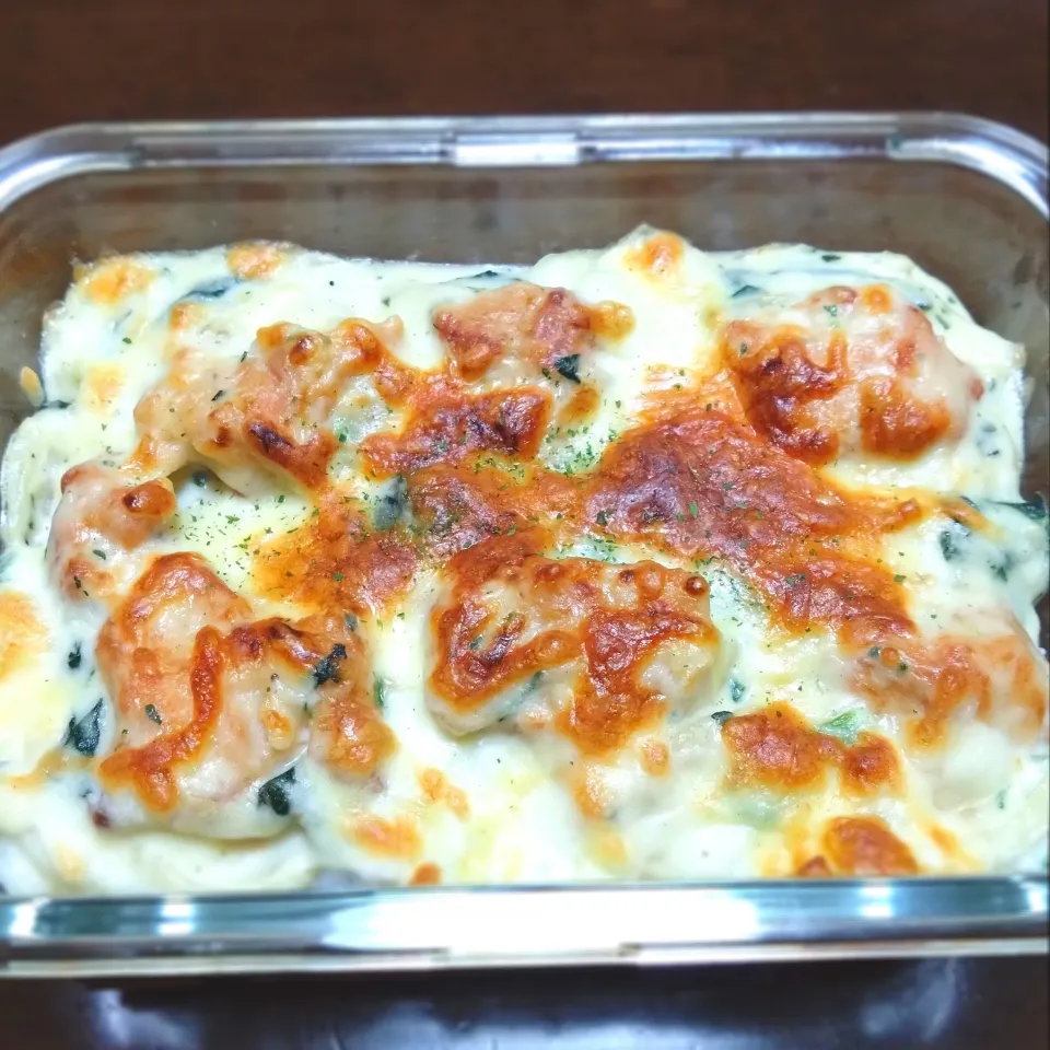 俺のクリーミーチキンドリア‼️😆🍗🧀🍚|ソコツモノさん